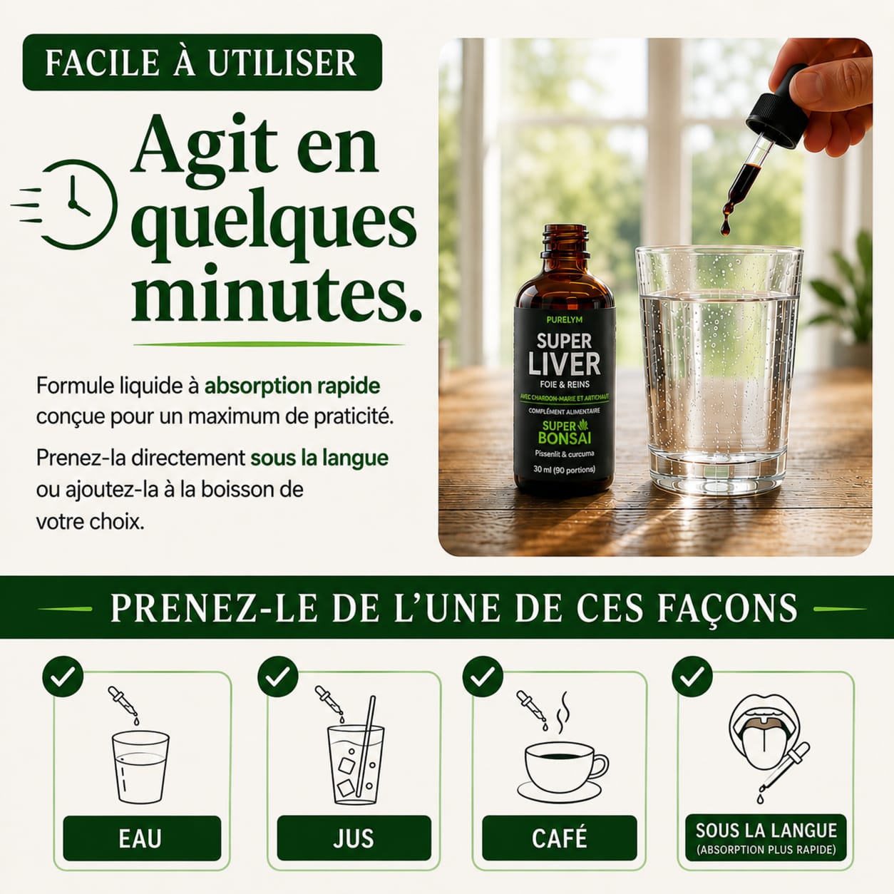 Purelym Ventre Léger • Soutien Foie & Intestin